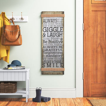 Andtu Kind Words Metal Wall Decor